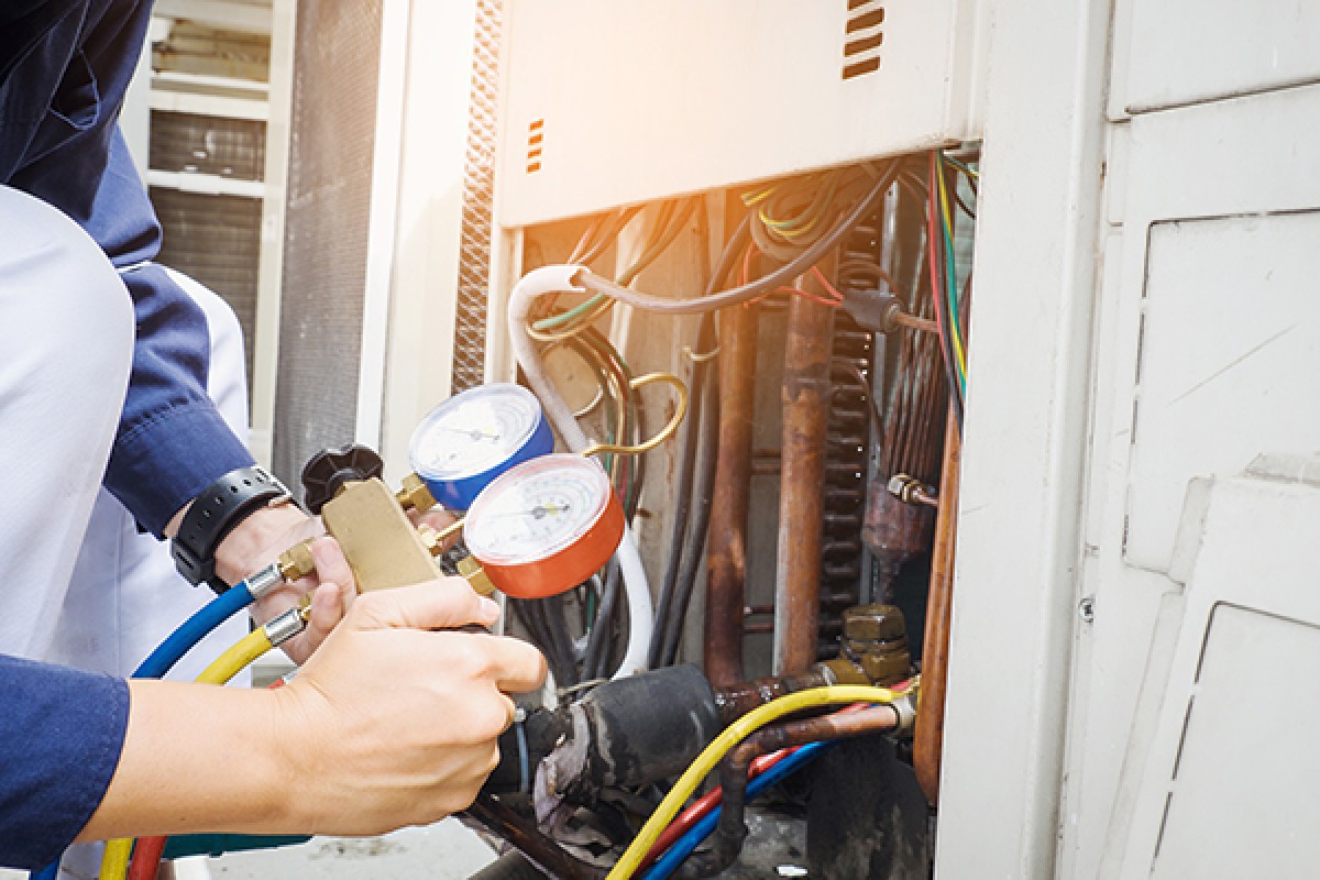 Checking AC Unit